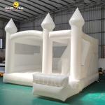 Commercial Adults Kids Inflatable White Wedding Bouncy Castle Party White Bounce