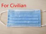 Eco Friendly Medical Grade Face Mask , Antibacterial 3 Ply Non Woven Face Mask
