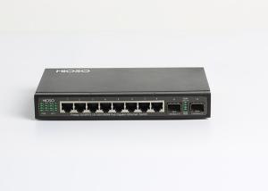 China Poe Switch 8 1000M PoE Ports + 2 1000M SFP Ports 10 Ports Gigabit Switch factory