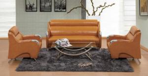China Modern PU leather China reception office sofa factory