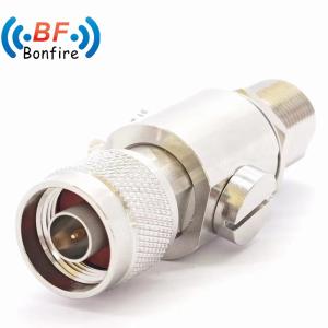 China Durable Dual Female Coaxial Cable RF Connector for Indoor/Outdoor Lightning Protection factory