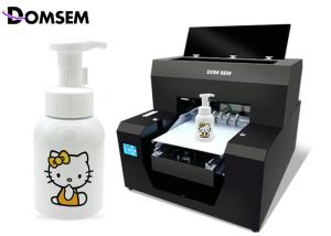China UV LED Digital Bottle Printer HIS System For 360 Degree Round Bottle factory