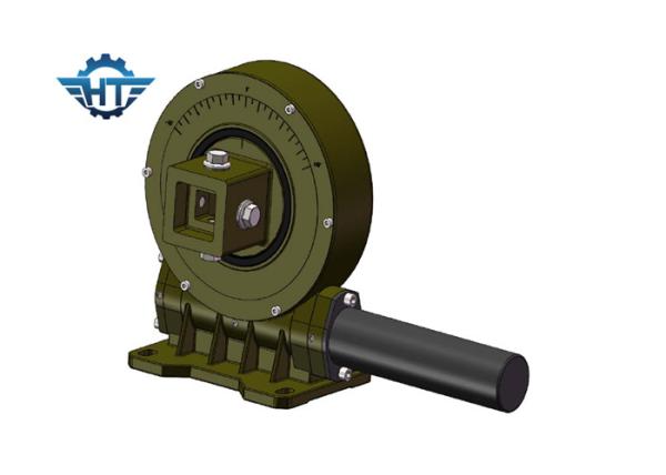 VE9 Vertical Worm Gear Small Slew Drive With 12V DC Gear Motor And Enclosed