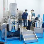 200L Cosmetic Cream High Shear Mixing Tank Vacuum Ointment Emulsifying Mixer