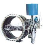 Hydraulic Counter Weight Flanged Butterfly Valve With DN300- 3000 mm For