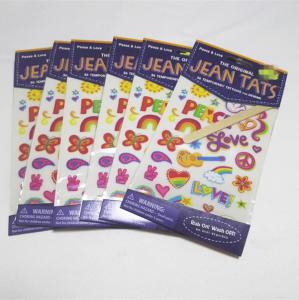 China Rub On Transfer Tattoo Stickers with Eco-friendly Custom Paper Stickers Washable and Non-toxic factory