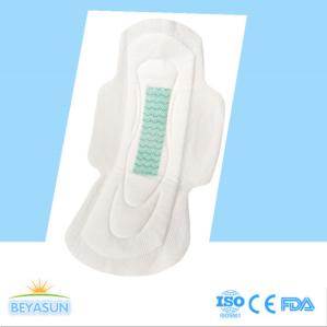 China Female Cotton Overnight Ladies Sanitary Napkins For Women With Cold Mint Herbal Anion factory