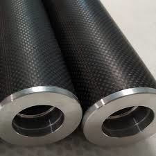 China Lightweight Printing Equipment Carbon Fiber Anilox Roller Cell Volume Anilox Flexo factory