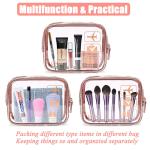 Roomy Zippered See Through PVC Makeup Bag For Girls