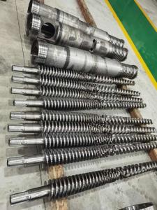 China 51/105 Automatic Conical Extrusion Conical Twin Screw &amp; Barrel For Pvc Profiles Professional Customization factory