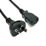 Australia 2 Pin Plug Connector C17 AU Power Cords SAA Extension Cords 7.5A 250V