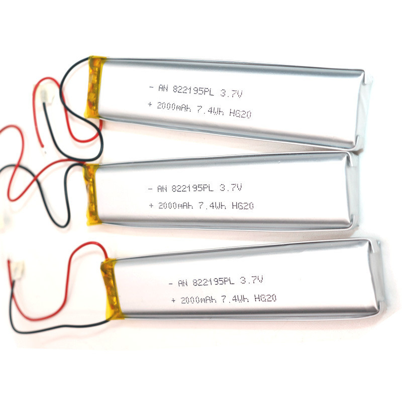 Slim PL822195 2000mAh 7.4Wh 3.7 Volt Battery Pack