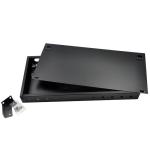 48 Ports 19inch Rack Mount Termination Box with Fiber Optic Patch Panel and 24