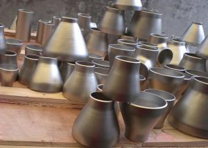 China 6 Inch Sch40s Stainless Steel Buttweld Fittings , Conc Stainless Steel Pipe Reducer factory