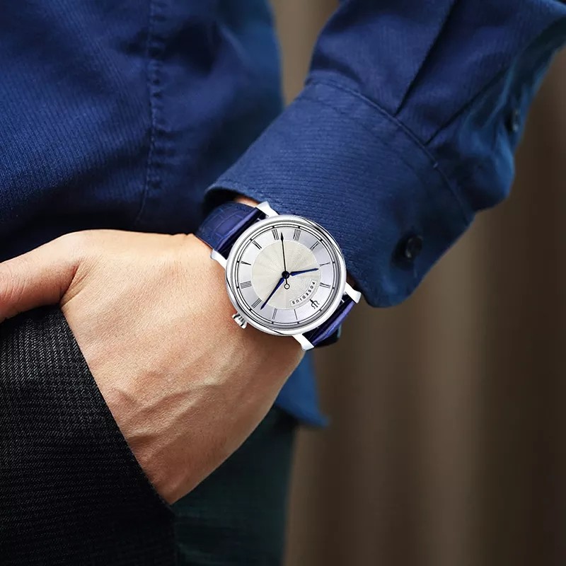 Stainless Steel Case Mens Automatic Watches Mechanical 75x115MM Band Length