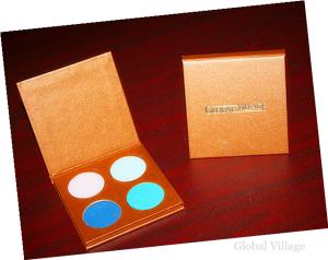 China 4 Position Makeup Highlight Contour Palette Foil Stamping Pearl Paper factory