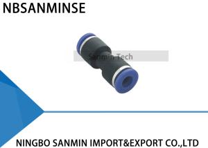 China PUC Type Pneumatic Fitting Air Plastic Fitting Tube Fitting Connector Compressor Tube Union Straight Sanmin factory