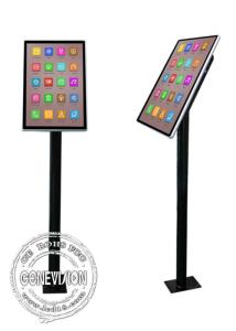 China Vertical Multi Touch Screen Kiosk Information Wifi Super Market Touch Computer Stand 15.6'' factory