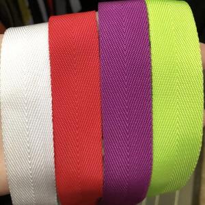 China Herribone Polypropylene Webbing 20mm 25mm ISO14001 Pp Webbing factory