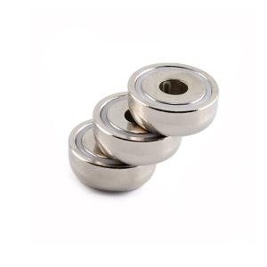 China Nickel Coated Round Countersunk Magnets factory