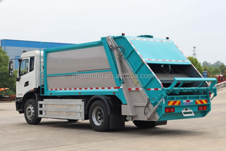 Pure Electric Dongfeng 5183ZYSBEV Compression Garbage Truck with Energy Saving Technology