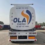 Large Oil Fuel Delivery Truck Tanker 4 Axis Semi Trailer