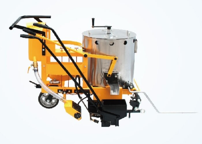Easy Operate Hand Push Thermoplastic Road Marking Paint Machine Compact Structure