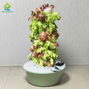 Vertical 5 Holes Each Layer Custom Multi-layer Petal Hydroponic Tower for