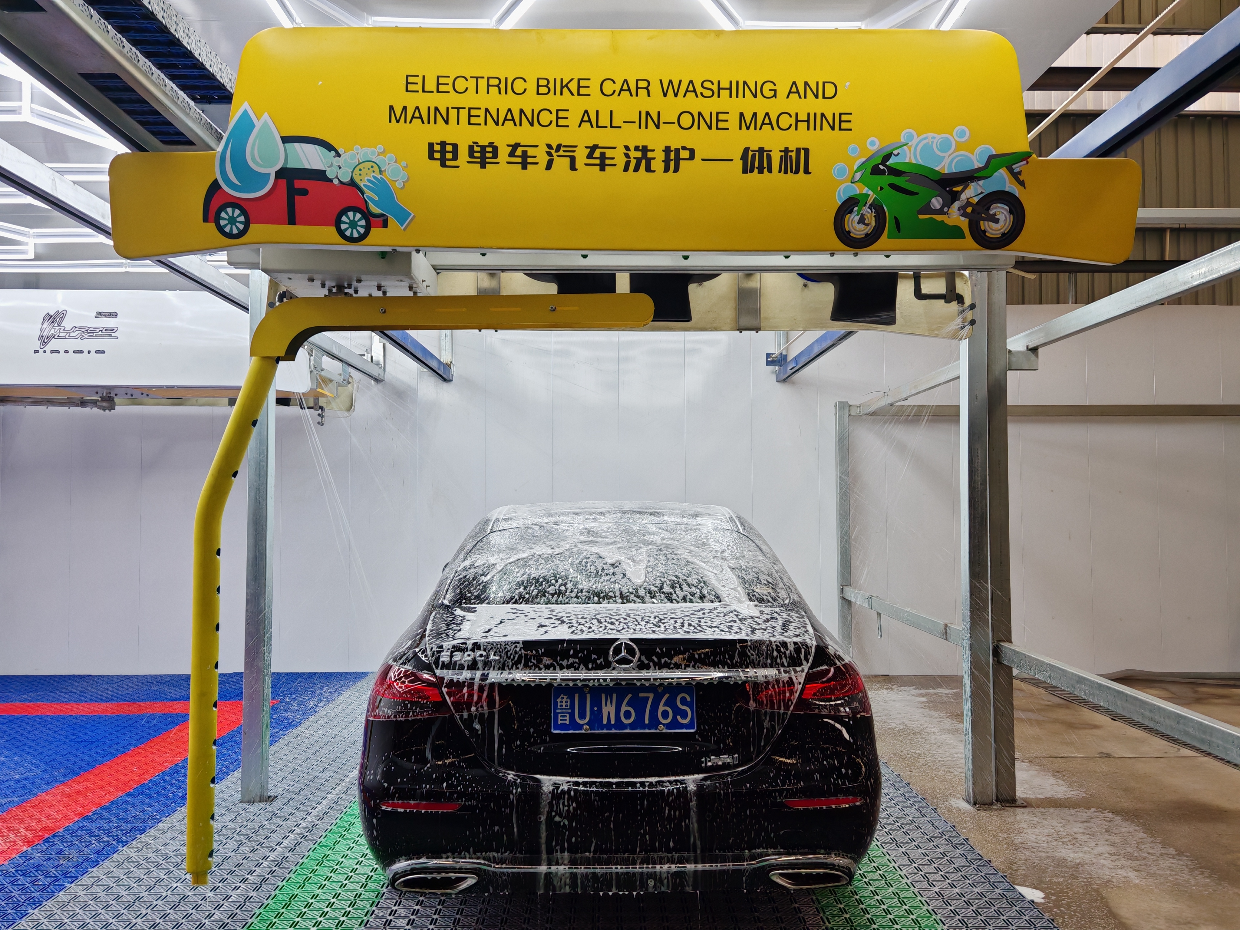 2-3 Minutes Automatic Touchless Car Wash Machine with drying blower system