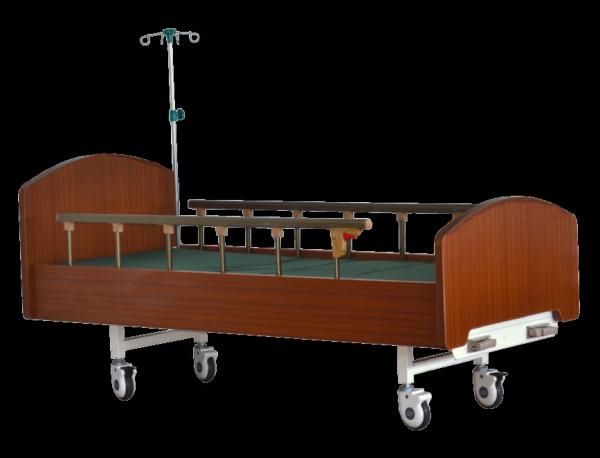 Multi Size Medical Hospital Bed , Luxury Hospital Beds With Two Cranks Three