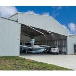 Industrial Metal Aircraft Hangars Metallic Construction Prefab Steel Frame
