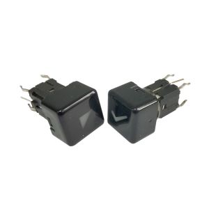 Mini SPST Illuminated Push Button Switch IP40 With Cube Cap