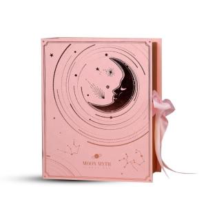 China Recyclable Wholesale Custom Logo DIY perfume packaging baby pink gift set box factory