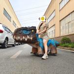 Animatronic Ride Electric Coin Operated Attraction Dinosaur for Theme Park