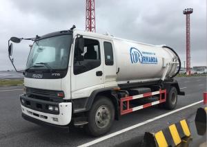 China Sanitation Sewage Cleaning Truck , Vacuum Sewage Suction Truck Easy Operation factory