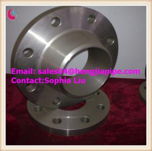 China ASTM A105 weld neck flanges factory