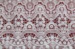100% Polyester Chemical embroidery lace fabric for lady's dresses and Garment