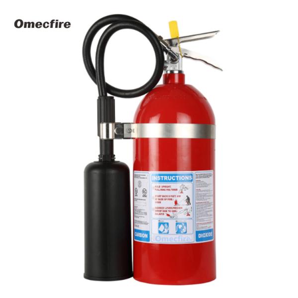 10LB UL Aluminum Cylinder Carbon Dioxide Fire Extinguisher Anti Corrosion