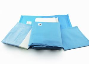 China Medical Sterile Surgical Packs Lower Extremity , Hand Leg Drape Angiography Pack factory