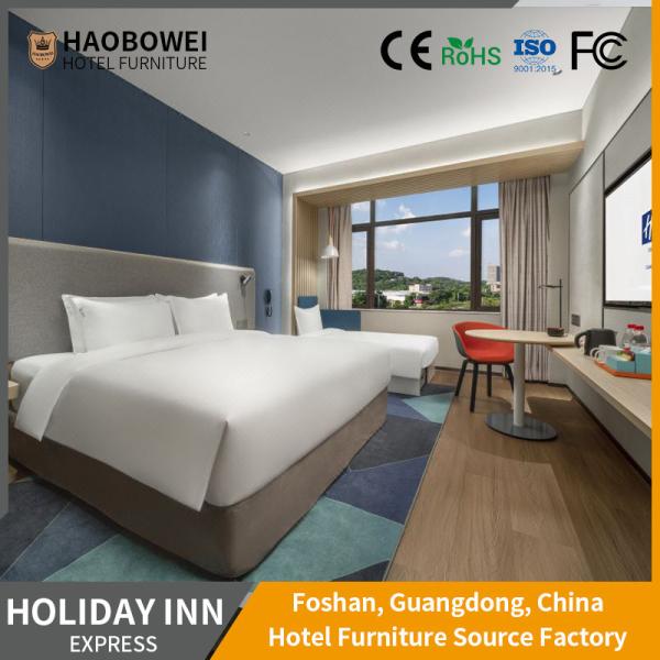 Customized Ash Wood Frame Furniture Set for King Size Double Bedroom from Foshan