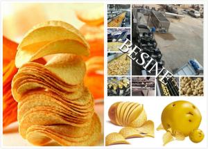 China large capacity Potato Chips making machines/ full automatic French fries Production Line capacity 500kgs per hour factory