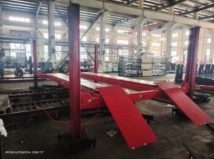 China 1000kg Hydraulic Material Lift 1-20 Meters Four Post Lift Electric Control factory