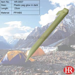China Glow in the dark tent pegs factory