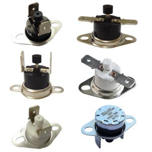 China Manual Reset Over Heat Thermal Bimetallic Thermostat Switch 250v 16a 50-180c factory