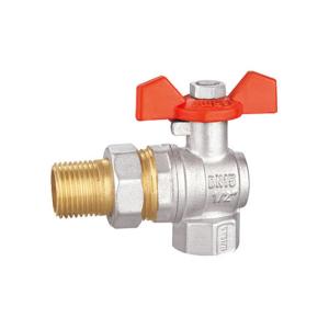 China Nickel Plated 1/2 Angle Valve Forged Brass Water Angle Valve factory