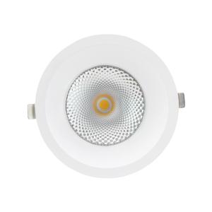 China 3000K 4000K 5000K Thin Recessed Dimmable Round COB LED Downlight 30w factory
