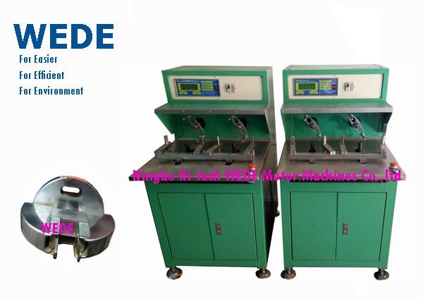 China Fast Flyer Style Manual Coil Winding Machine , External Armature Motor Stator Winding Machine factory