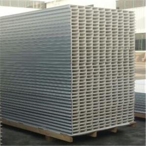 China 50mm thermal insulation glass magnesium sandwich panel for wall panel factory