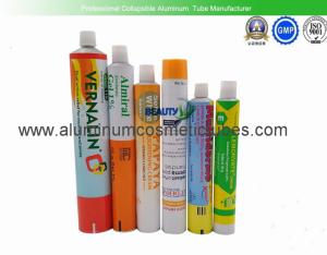 China Medicine Aluminium Tube Packaging , Recyclable Body Cream Collapsible Metal Tube factory