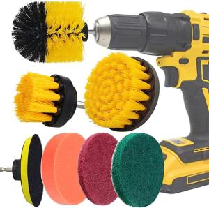 China Brush Attachment Drill Set 7 Pieces Cleaning Brush Extensions Brush factory